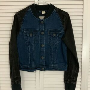 Levi's medium Blue and Black Jean Jacket